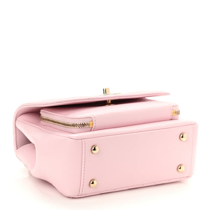 Chanel Caviar Quilted Small Business Affinity Flap Light Pink 4 of 11