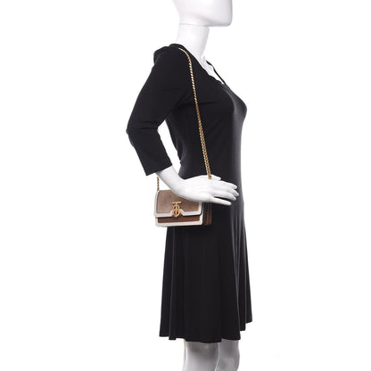 Burberry Suede Calfskin Large Jessie Chain TB Bag Biscuit 2 of 9