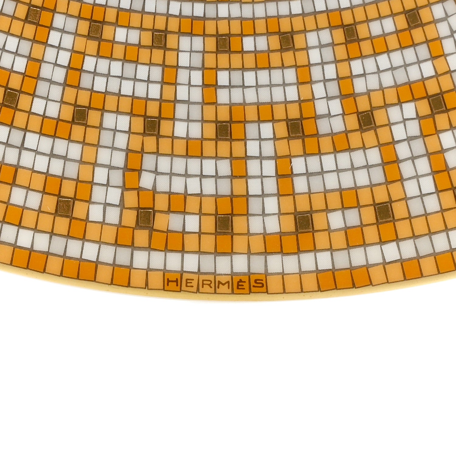 Hermes Porcelain Mosaique Au 24 Dinner Plate 4 of 7