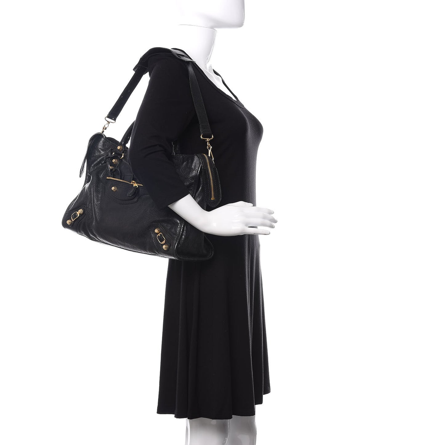 Agneau Giant 12 Gold Hardware City Black