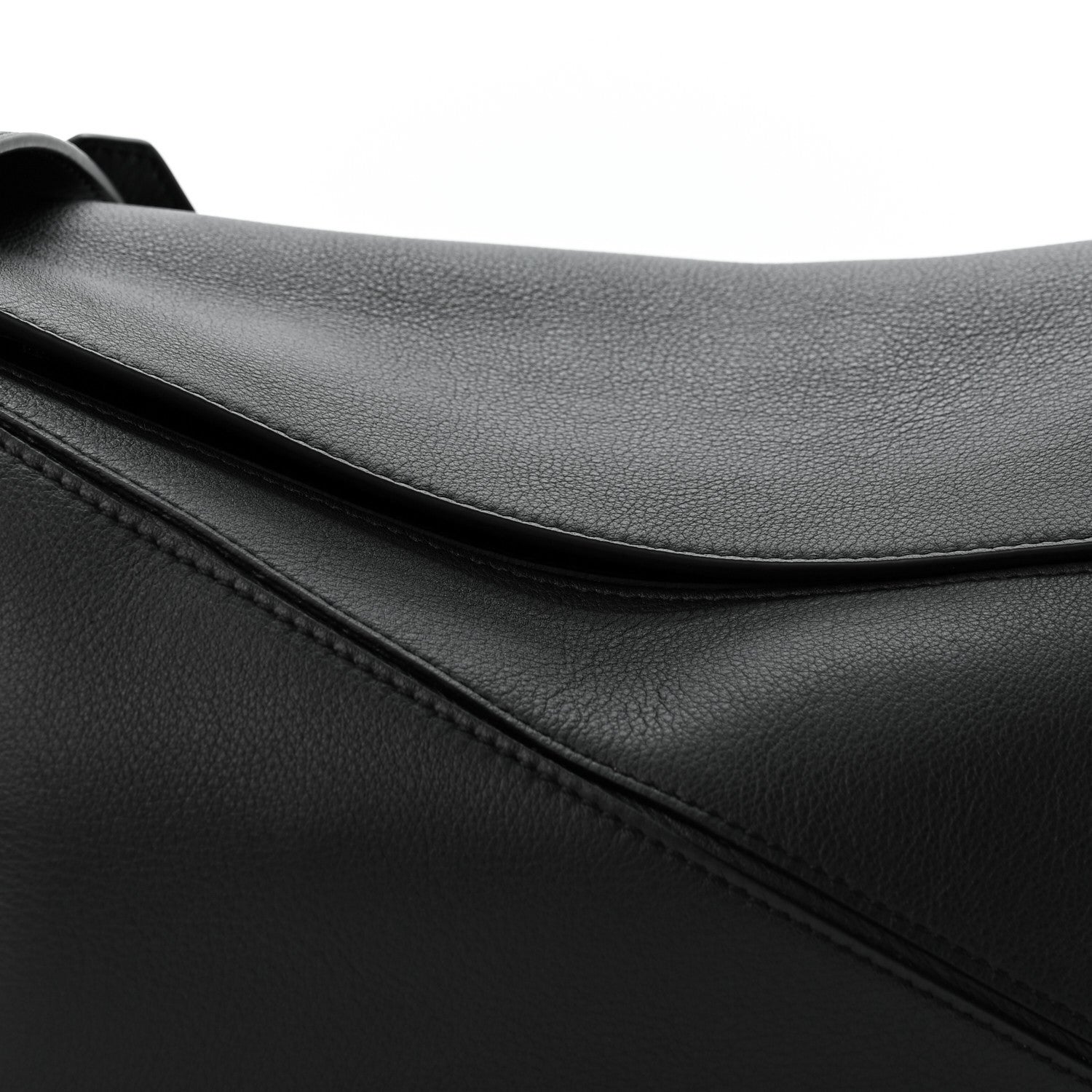 Loewe Calfskin Medium Puzzle Bag Black 8 of 12