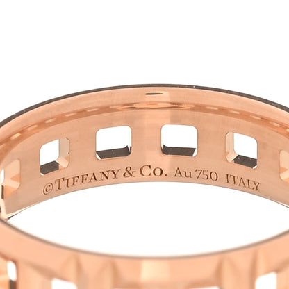 Tiffany 18K Rose Gold T True Wide Ring 54 7 4 of 5