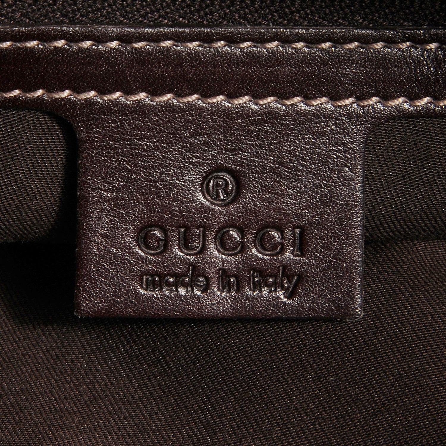 Gucci Monogram Medium Wave Hobo Dark Brown 6 of 7