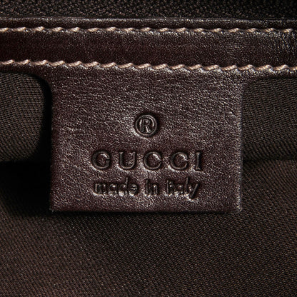 Gucci Monogram Medium Wave Hobo Dark Brown 6 of 7
