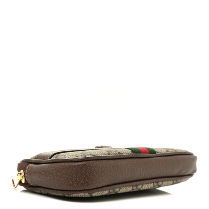 Gucci GG Supreme Monogram Ophidia Belted iPhone Case 105 42 Dark Brown 4 of 11