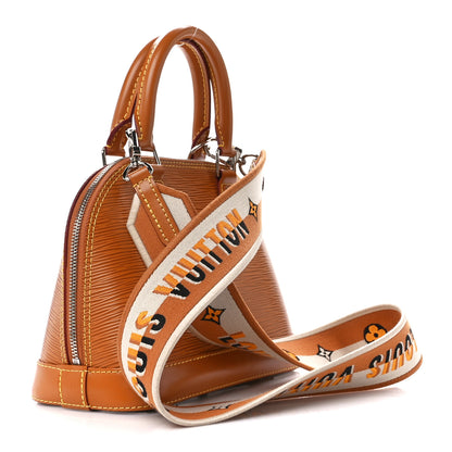 Louis Vuitton Epi Jacquard Alma BB Honey Gold 3 of 12