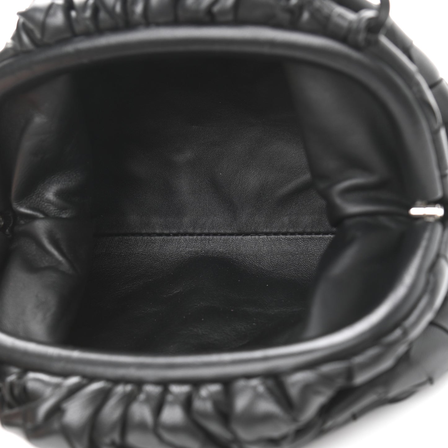 Nappa Intrecciato The Mini Pouch Black