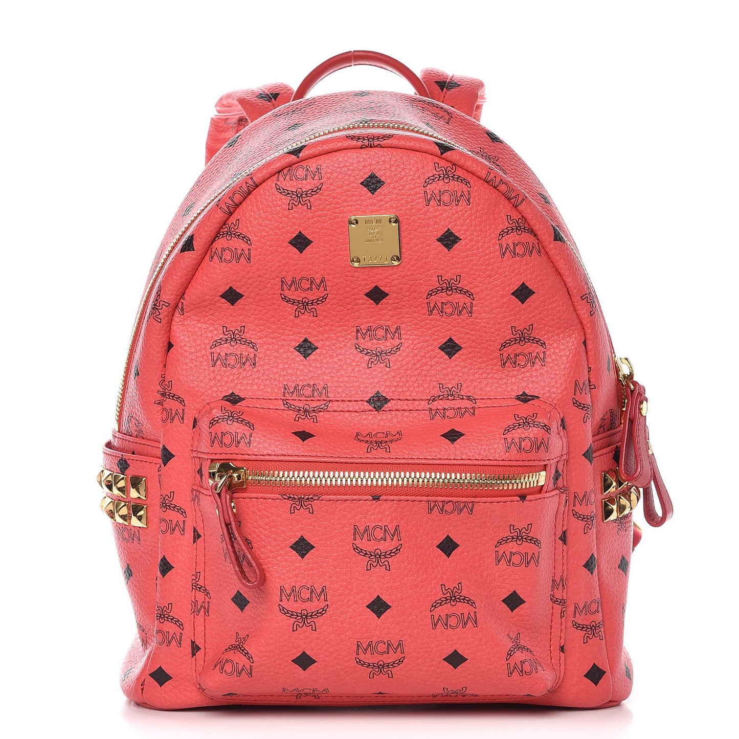 Visetos Side Stud Small Stark Backpack Corail