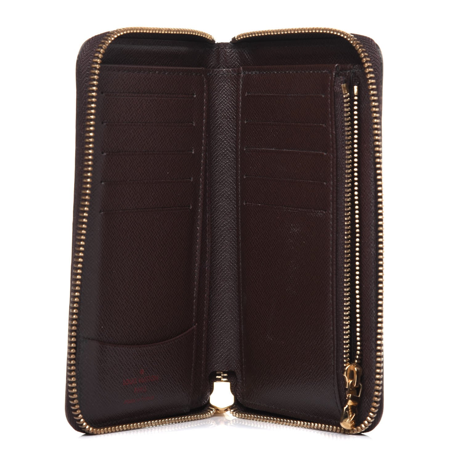 Louis Vuitton Damier Ebene Zippy Compact Wallet 5 of 9