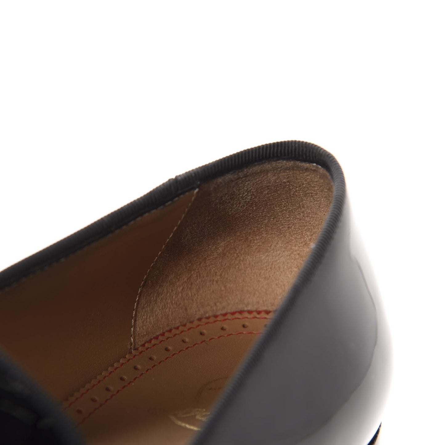 Patent Mens Dandelion Flat Loafers 43 Black