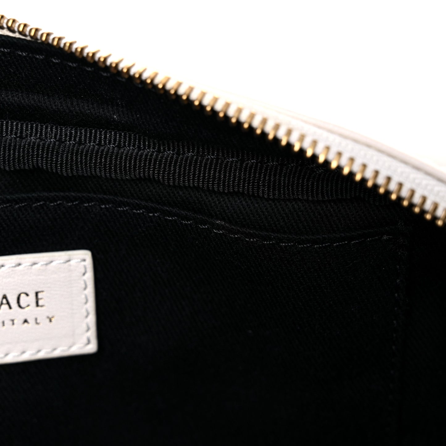 Nappa Barocco Quilted Vanitas Medea Belt Bag White