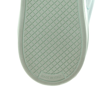 Chanel Calfskin CC Womens Weekender Lace Up Sneakers 40 Light Green 7 of 9