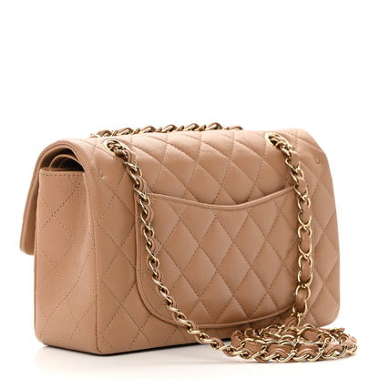Chanel Caviar Quilted Small Double Flap Dark Beige 3 of 11