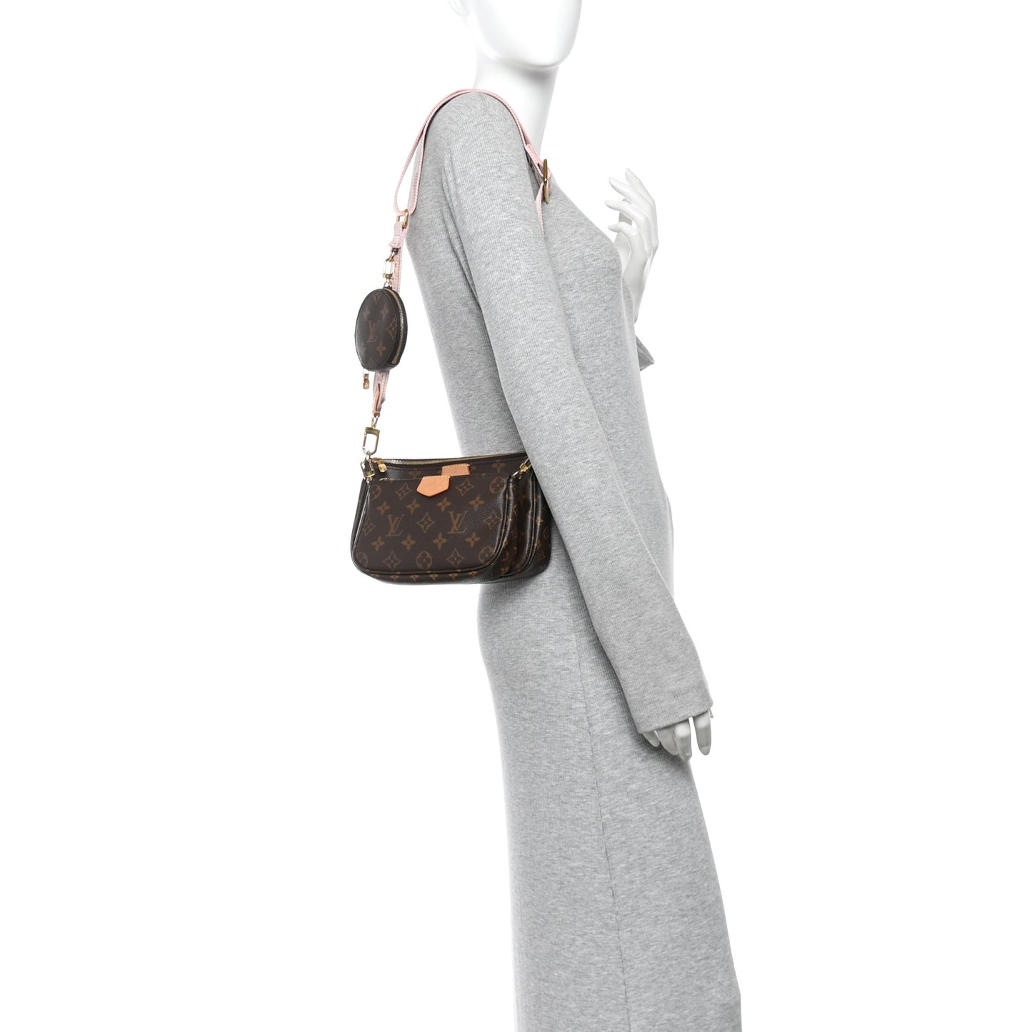 Monogram Multi Pochette Accessories Rose Clair