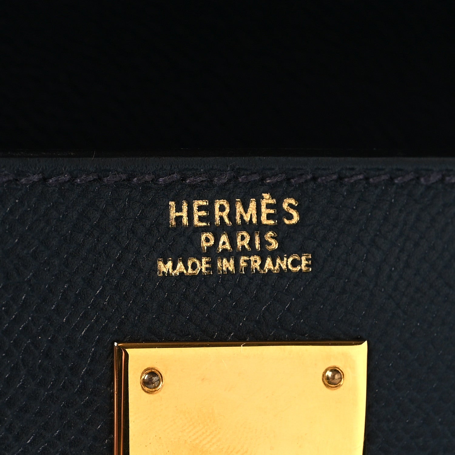 Hermes Courchevel Kelly Sellier 32 Bleu Marine 6 of 13