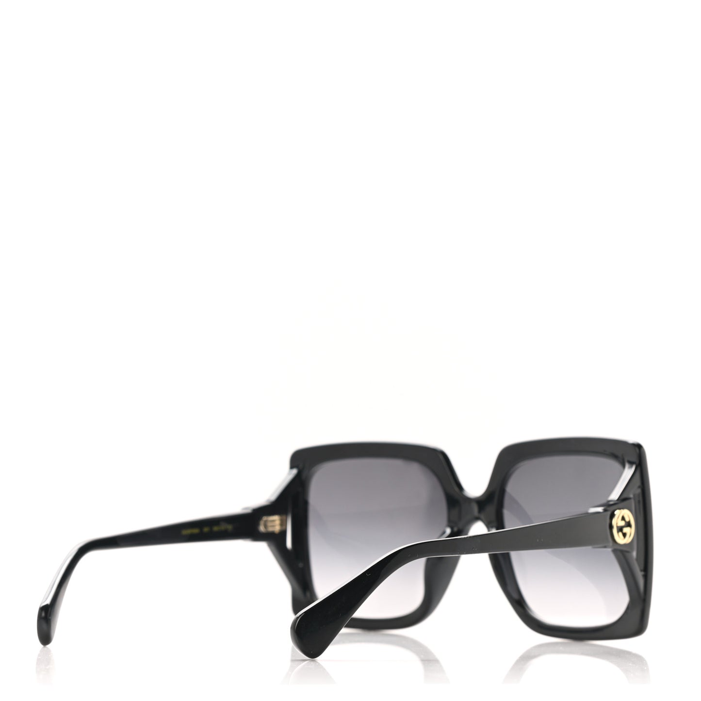 Acetate Square Frame Sunglasses GG0876S Black