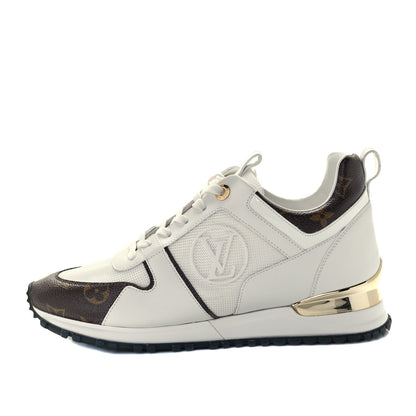 Louis Vuitton Calfskin Monogram Run Away Sneakers 39 White 1 of 8