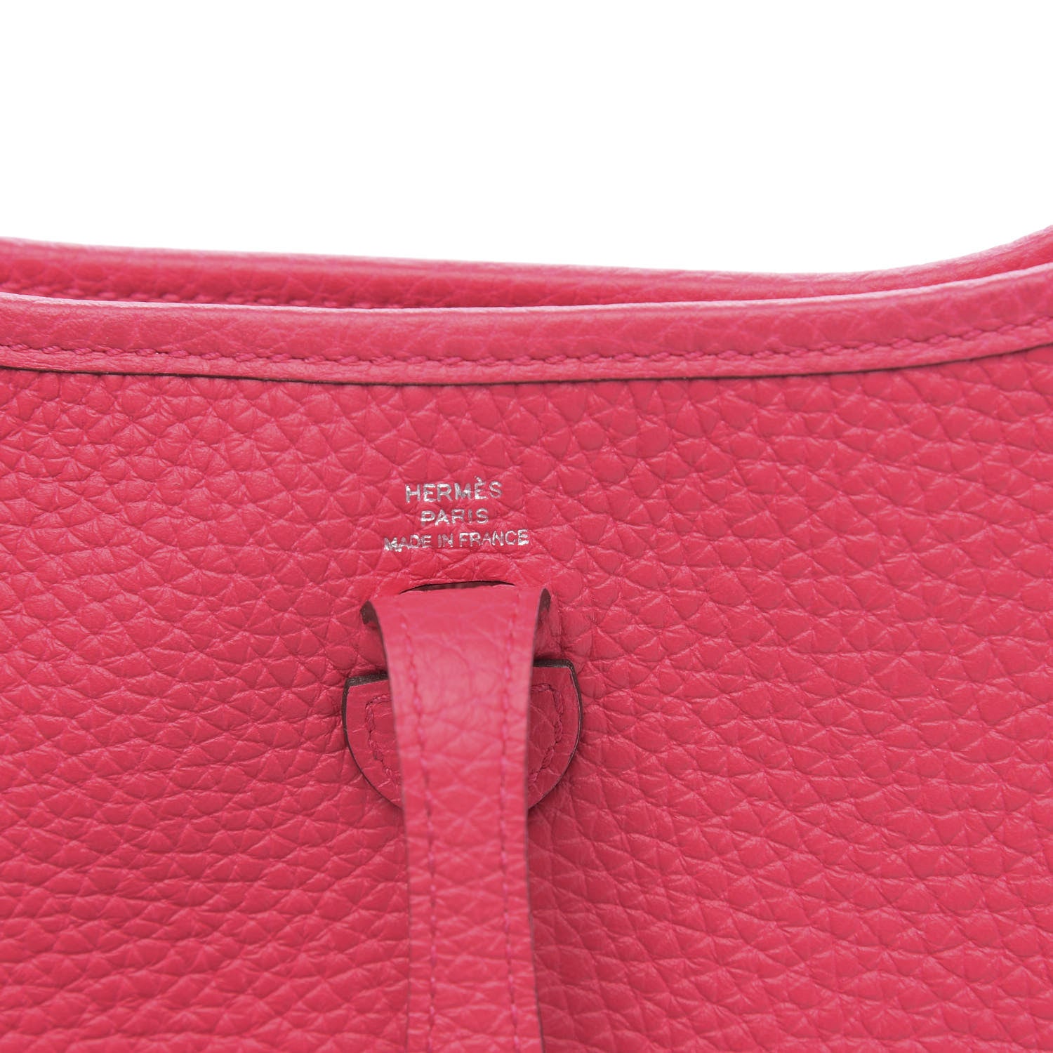 Hermes Taurillon Clemence Evelyne TPM Rose Extreme 5 of 9