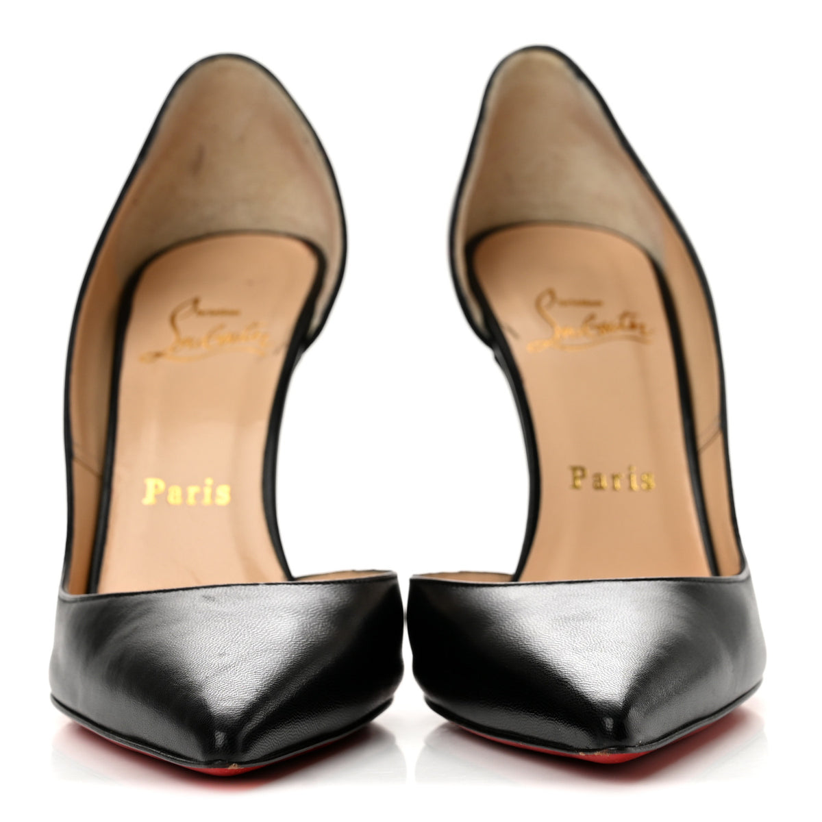 Christian Louboutin Shiny Nappa Iriza 100 Pumps 37 Black 3 of 11