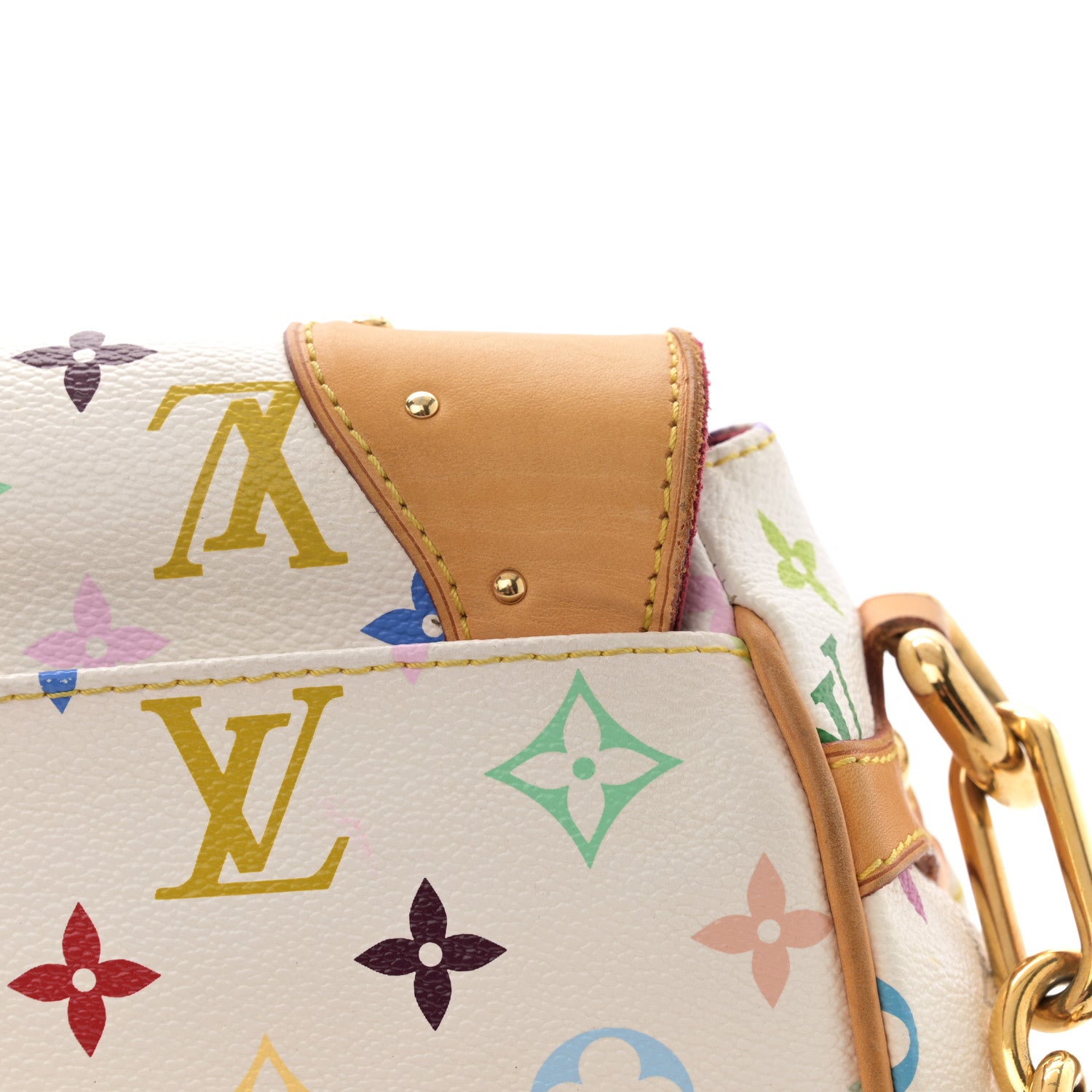 Louis Vuitton Monogram Multicolor Beverly MM White 15 of 15