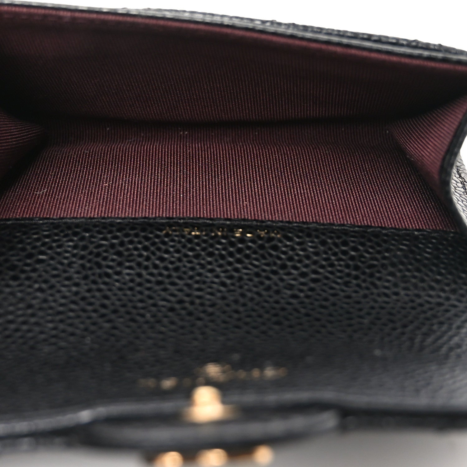 Chanel Caviar Quilted Flap Card Holder Black 5 of 9