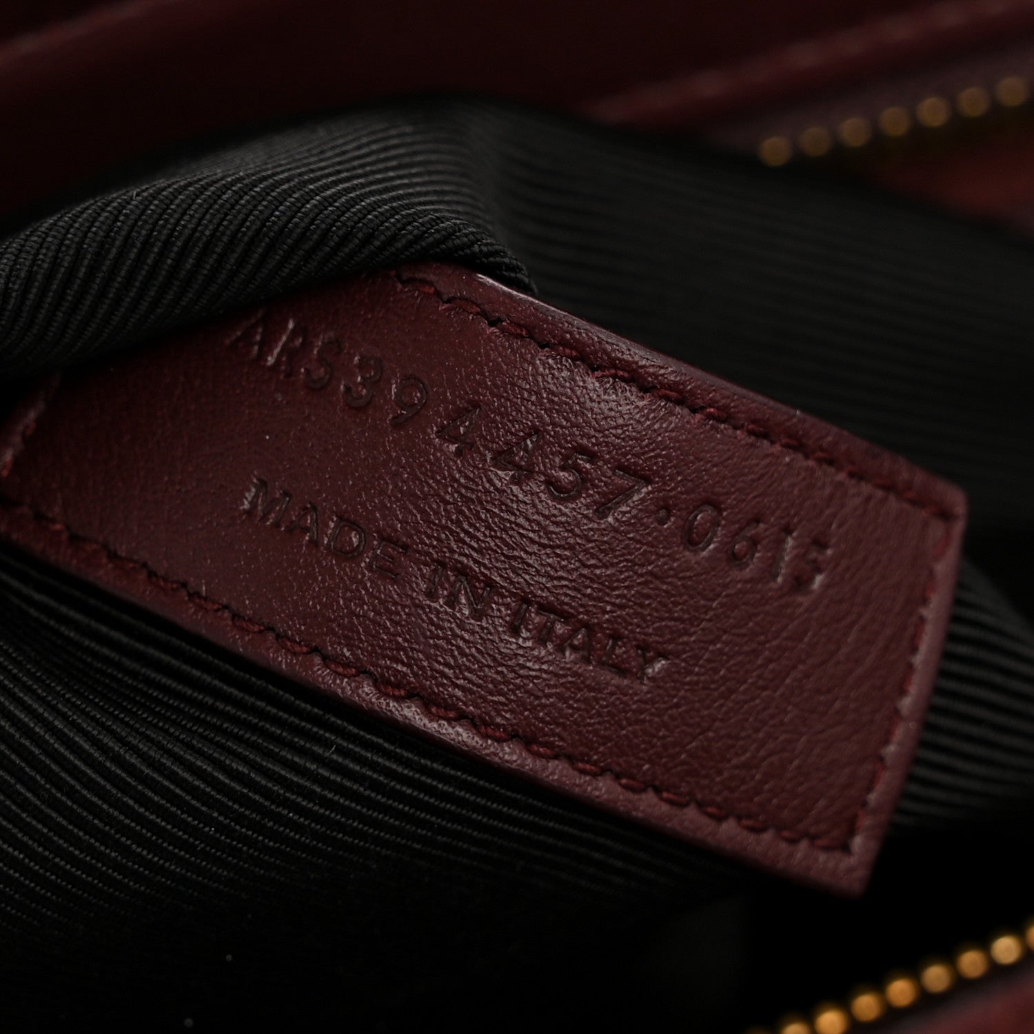 Saint Laurent Calfskin Medium Rive Gauche Cabas Amaranto 7 of 12
