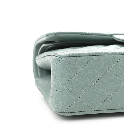 Chanel Caviar Quilted Small Double Flap Light Blue 8 of 9