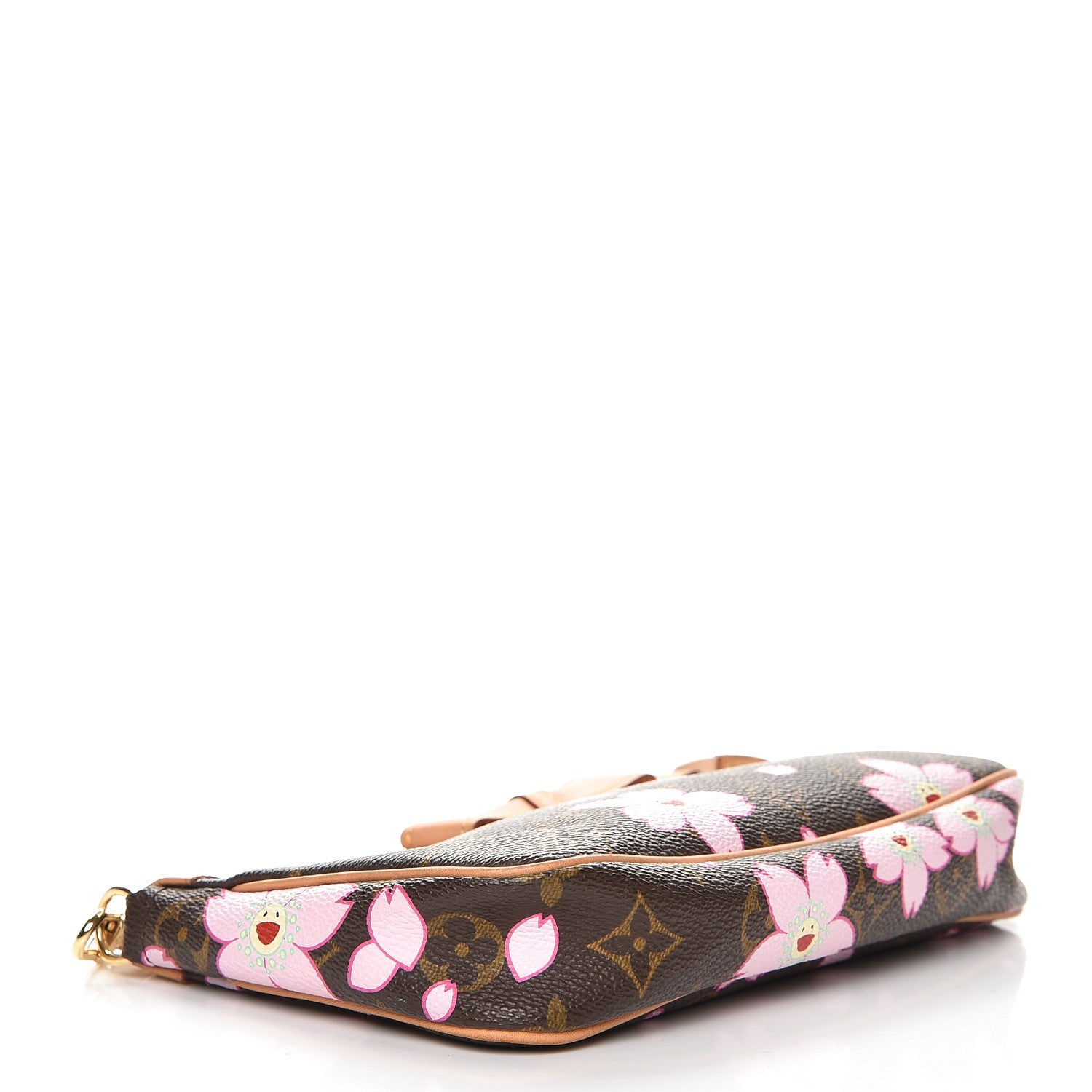 Louis Vuitton Monogram Cherry Blossom Pochette Accessories Brown 4 of 7