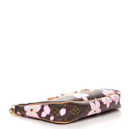 Louis Vuitton Monogram Cherry Blossom Pochette Accessories Brown 4 of 7