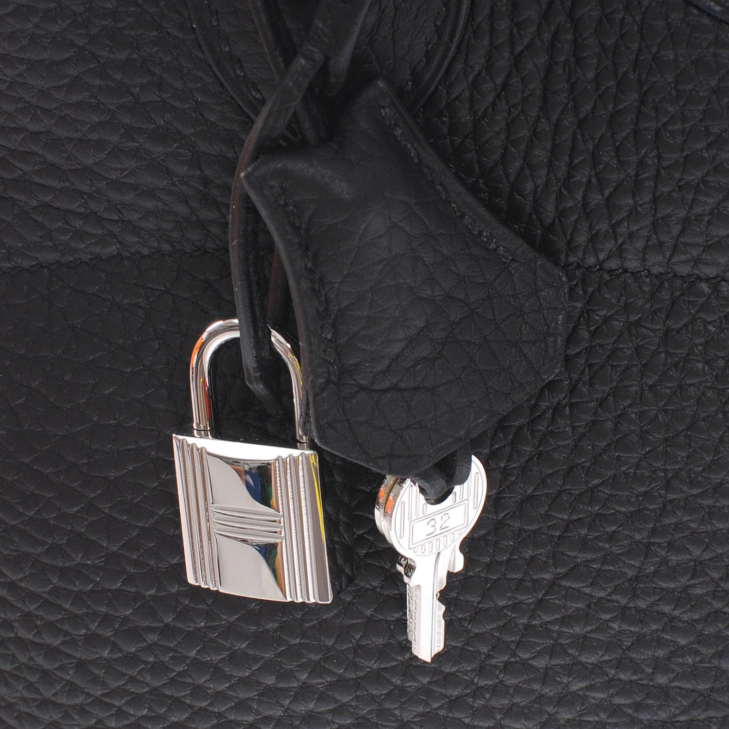 Hermes Taurillon Clemence Bolide 31 Black 9 of 9