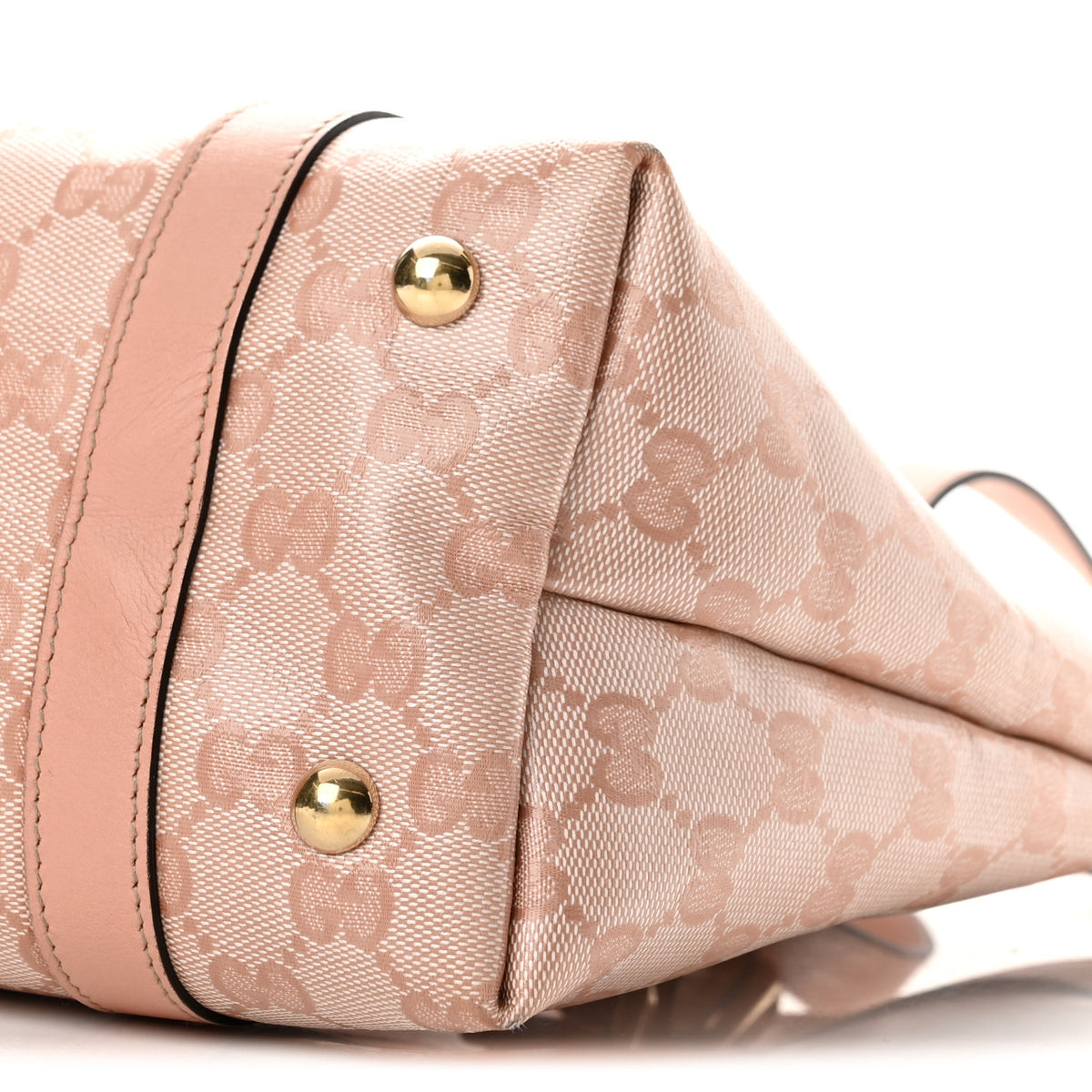 Crystal Monogram Medium Abbey Tote Blush