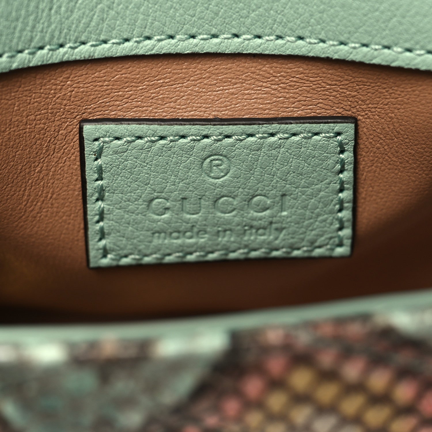 Gucci Snakeskin Matelasse GG Marmont Chain Belt Bag 6 of 12