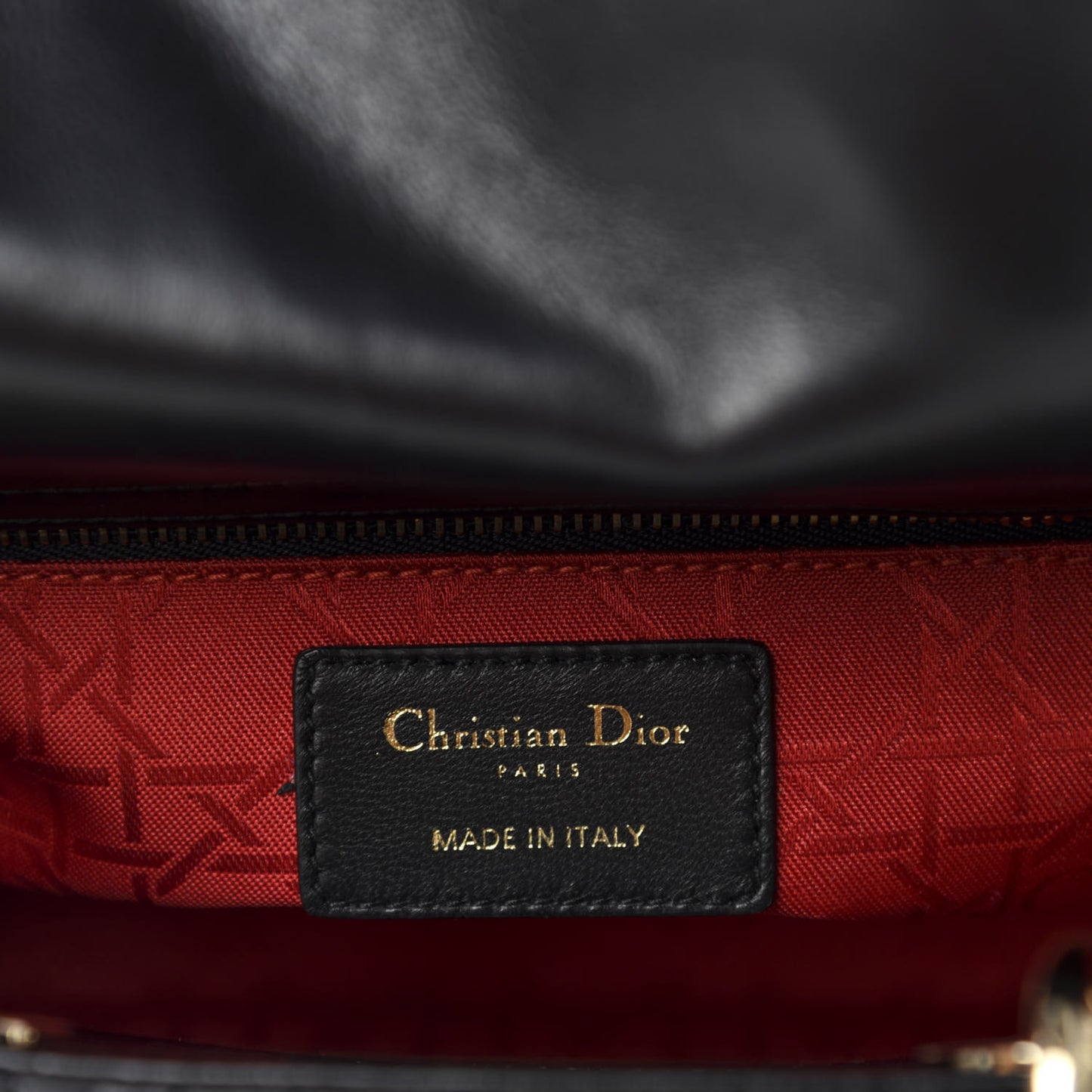 Lambskin Cannage Small My ABCDior Lady Dior Black