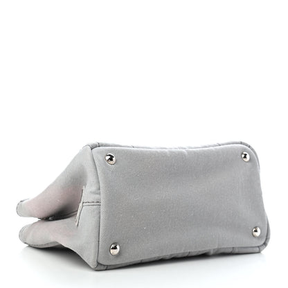 Prada Canapa Small Logo Tote Granito 4 of 11