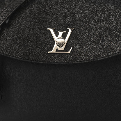 Louis Vuitton Soft Calfskin Lockme Ever MM Black 7 of 10