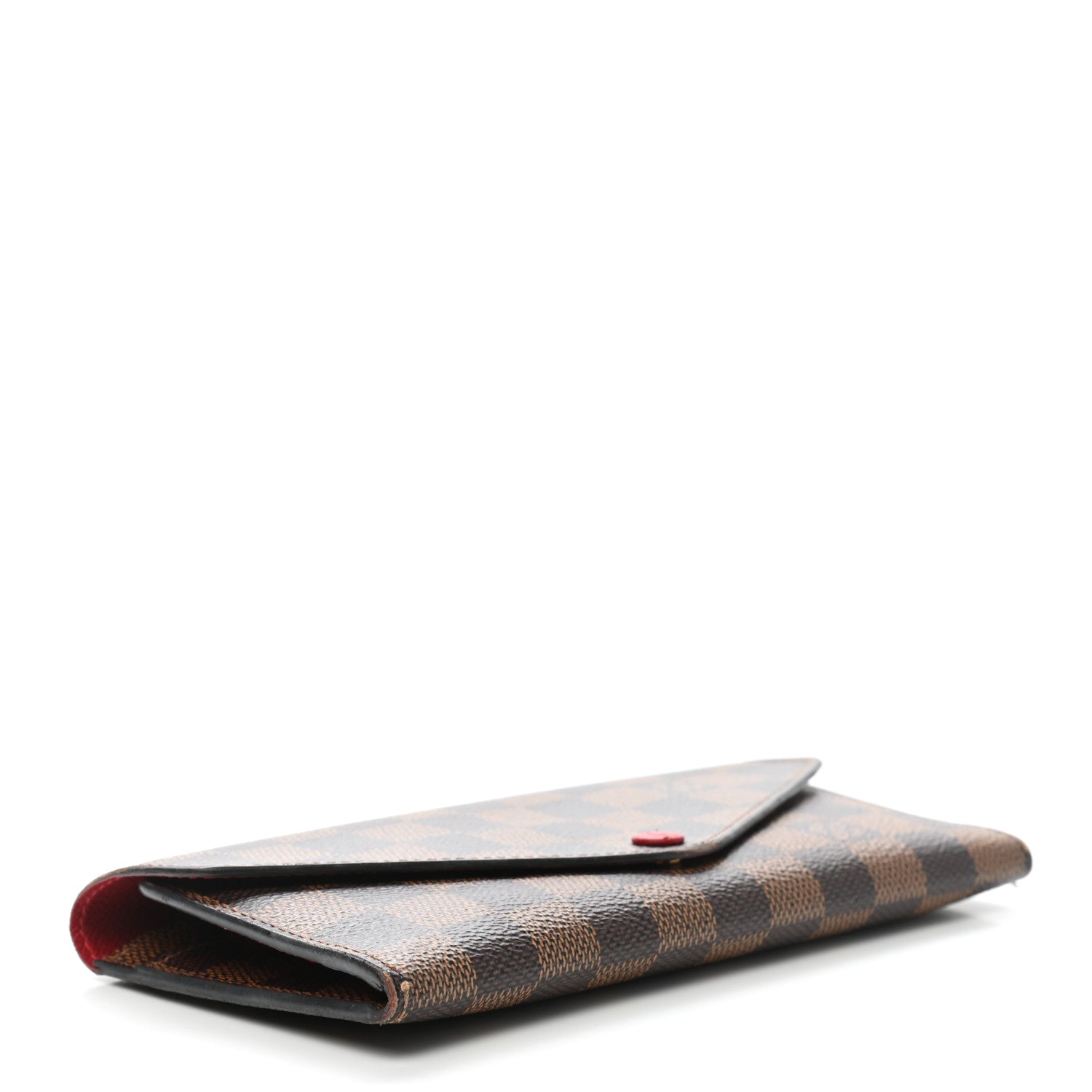 Louis Vuitton Damier Ebene Josephine Wallet Red 4 of 7