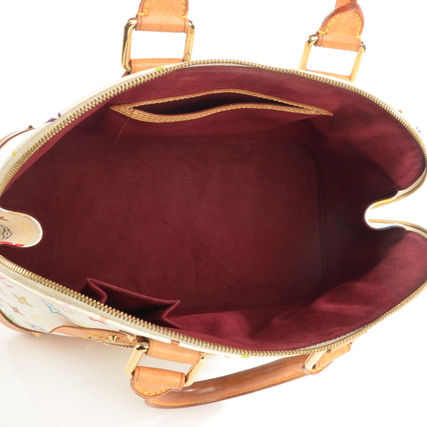 Louis Vuitton Monogram Multicolor Alma White 8 of 11