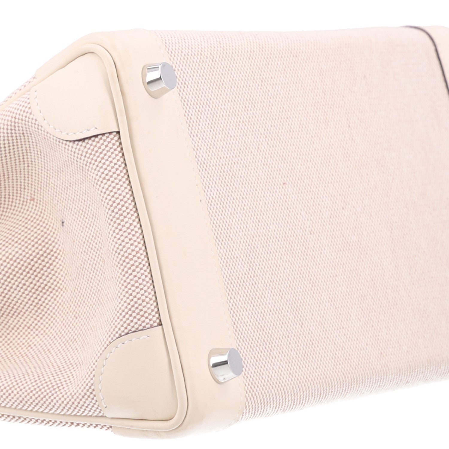Hermes Toile H Swift Birkin 25 Ecru Nata 9 of 11