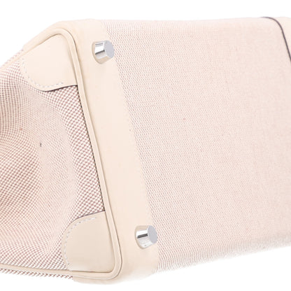 Hermes Toile H Swift Birkin 25 Ecru Nata 9 of 11