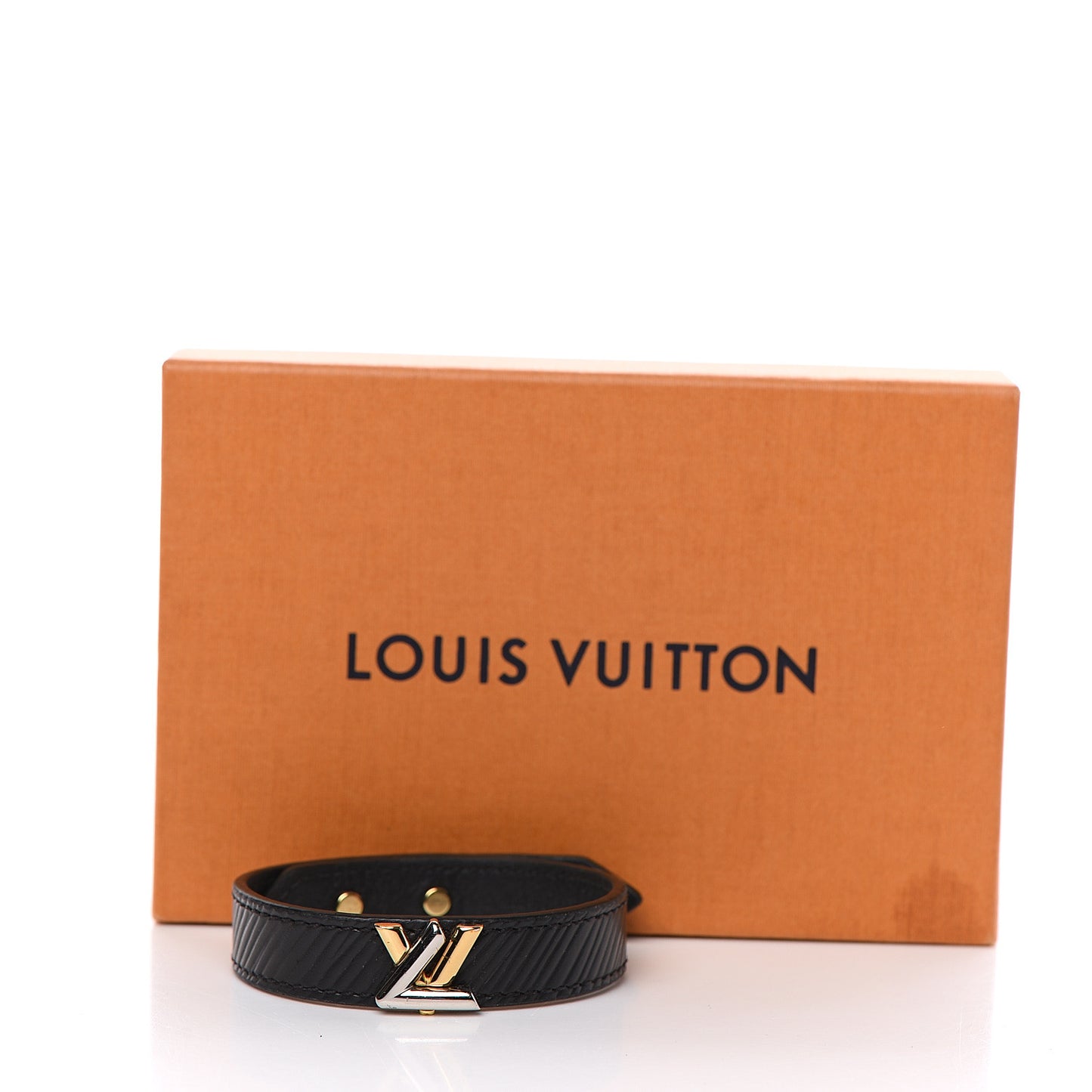 Epi Twist It Bracelet 19 Black