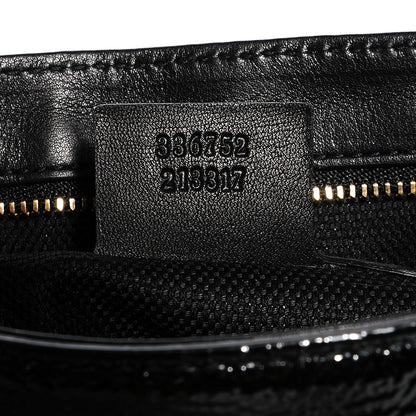 Gucci Patent Medium Soho Flap Crossbody Black 6 of 9