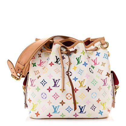 Louis Vuitton Monogram Multicolor Petit Noe White 1 of 18