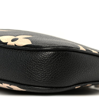 Louis Vuitton Empreinte Monogram Giant Multi Pochette Accessories Mini Pochette Black Beige 9 of 9