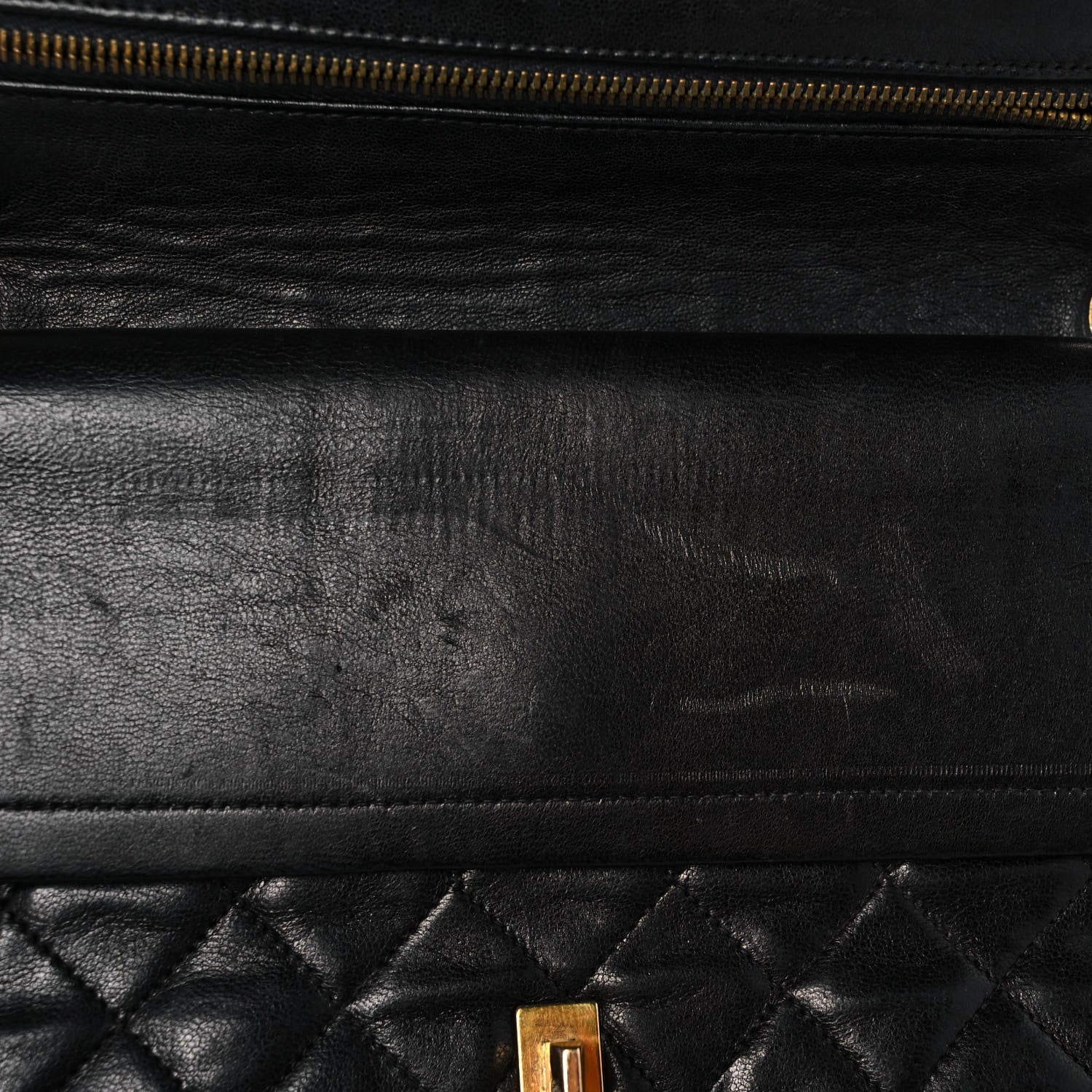 Chanel Lambskin Quilted Medium Double Flap Black 9 of 18