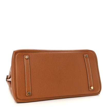 Hermes Togo Birkin 35 Gold 4 of 10