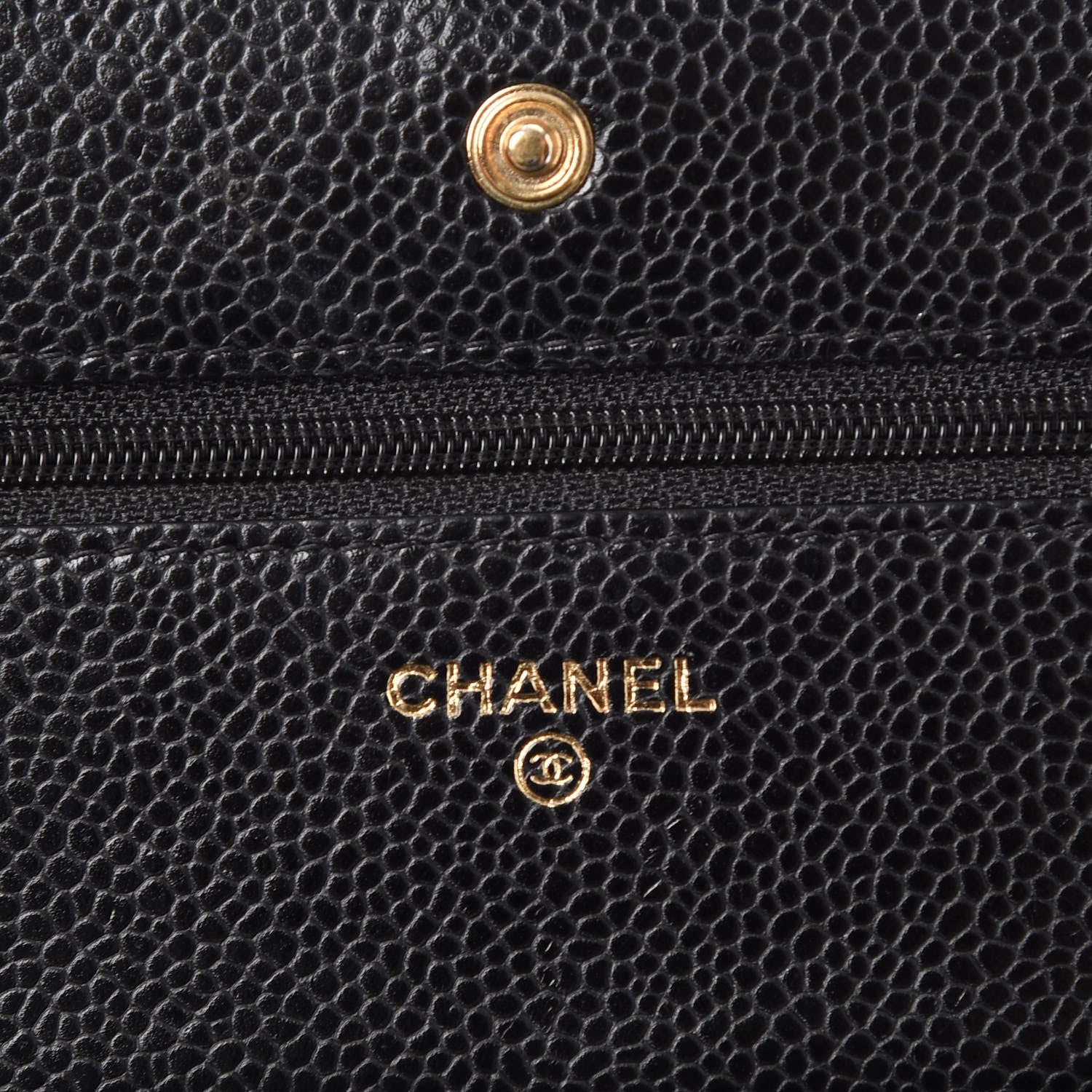 Chanel Caviar Quilted Wallet On Chain WOC Black 6 of 8