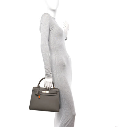Hermes Epsom Kelly Sellier 28 Etain 2 of 11