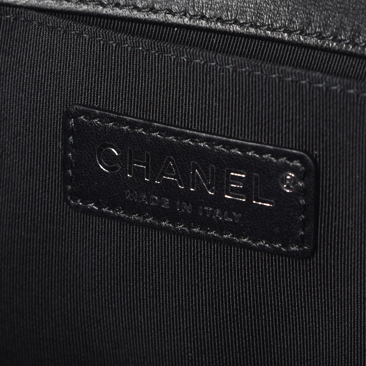 Chanel Lambskin Quilted Medium Boy Flap Black 8 of 10