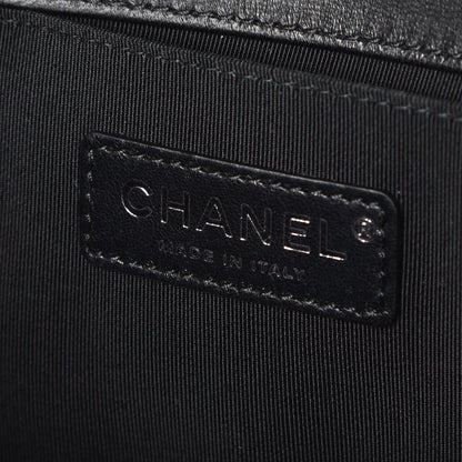 Chanel Lambskin Quilted Medium Boy Flap Black 8 of 10