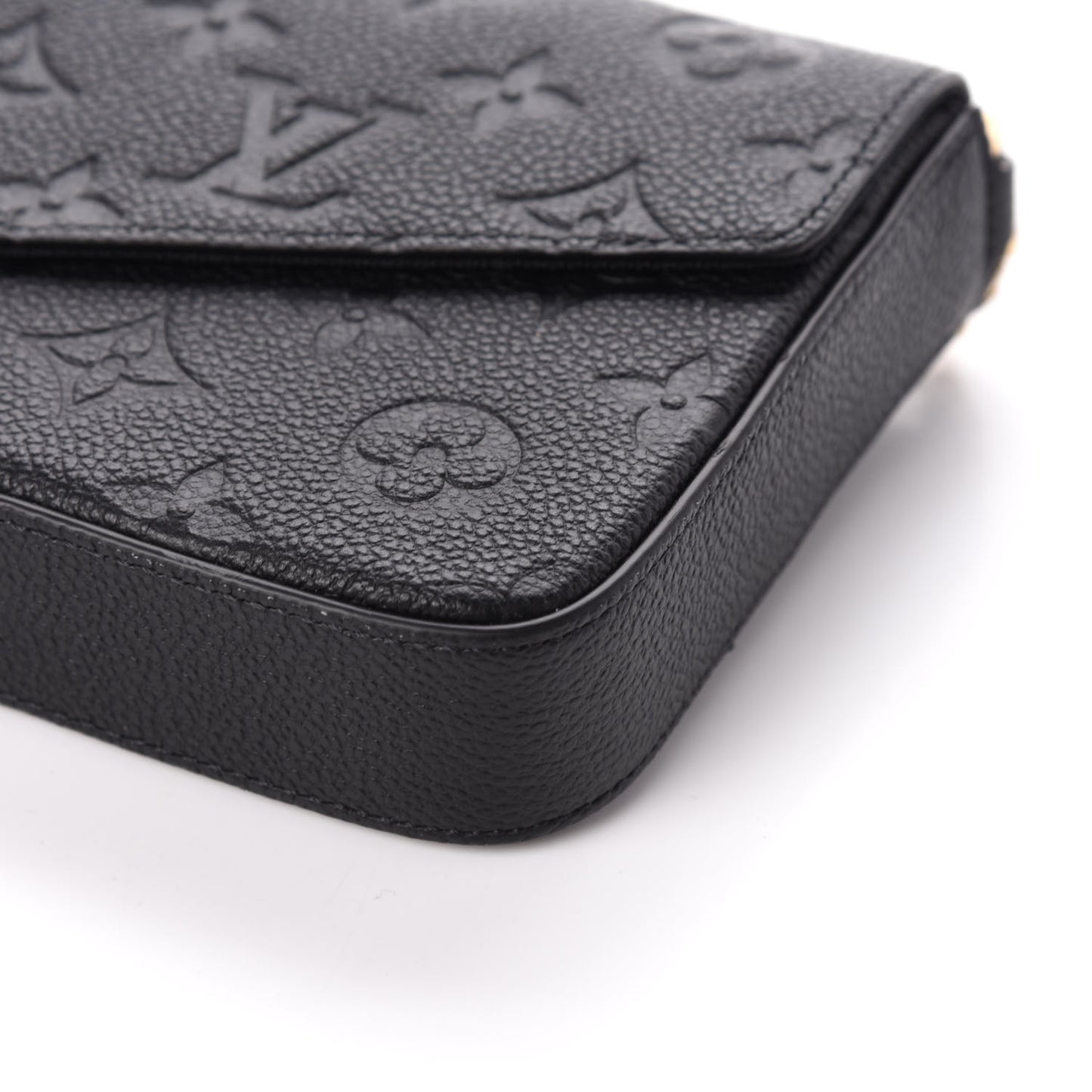 Empreinte Pochette Felicie Chain Wallet Black